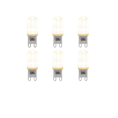 Luedd Lampe LED - set de 6 - G9 - 3W - 2700K - 280LM - dimmable