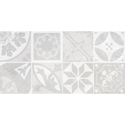 Rako extra bande décorative 19,8x39,8cm 7 avec gris clair mat