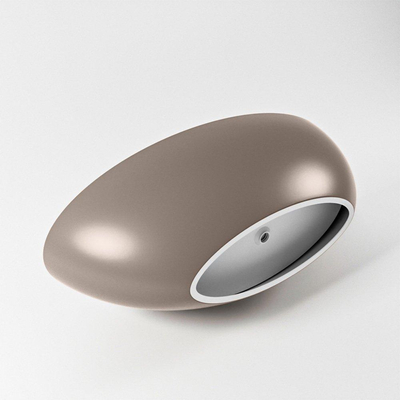 MONDIAZ FLOAT Vrijstaand bad - 170x80cm - Smoke/talc