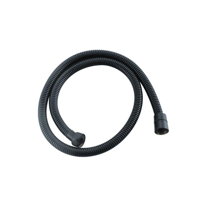 Fortifura Calvi Regendoucheset - thermostatisch - 25cm hoofddouche - metalen slang - ronde handdouche - draaibare baduitloop - mat zwart