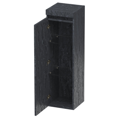 BRAUER Solution Badkamerkast - 120x35x35cm - 1 greeploze linksdraaiende deur - MFC - Metal