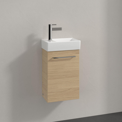 Villeroy & Boch Avento meuble sous-lavabo mural - 1 porte 34x51,4x20,2cm - droite chêne nordique