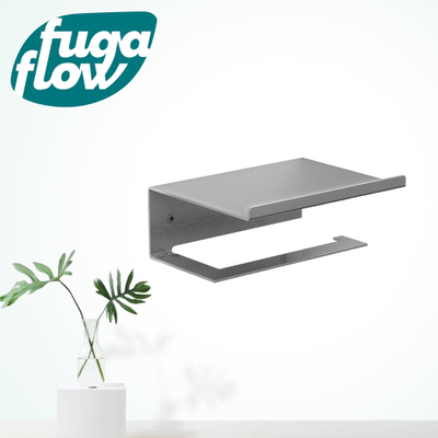 FugaFlow Efficiente Acces Toiletrolhouder - plateau - geborsteld RVS - Black Friday -