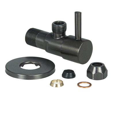 Xellanz Minimal robinet d'arrêt d'angle 1/2" x 3/8" ou à compression 10 mm gunmetal PVD