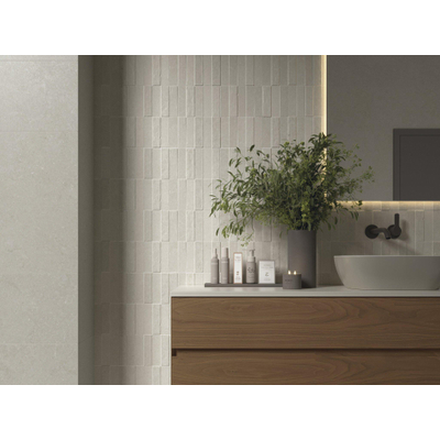 ÉCHANTILLON Terravito Elvano Carrelage mural en céramique - 30x90cm - rectifié - Bone