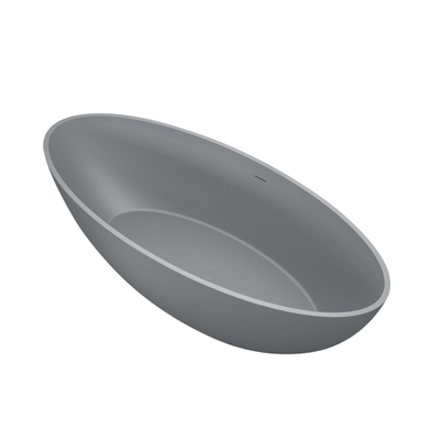 Best Design New Stone vrijstaand bad 180x90x58cm solid surface met overloop lava SHOWROOMMODEL