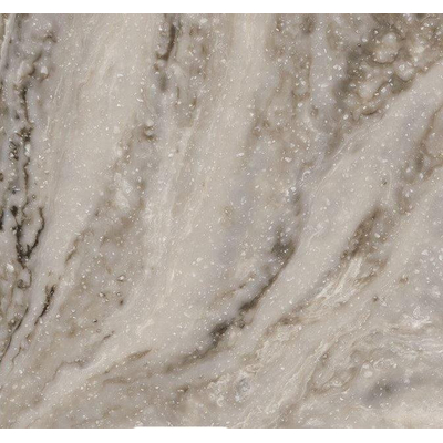 Mondiaz Grunne inbouwwastafel - 100x46x1.2cm - 0 kraangaten - 1 wasbak Cloud Midden - Solid surface Glace (marmer)