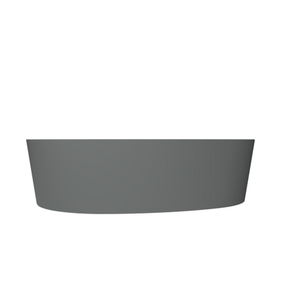 Arcqua Rocker Vasque - posé - organique - gauche - 50x37cm - gris mat