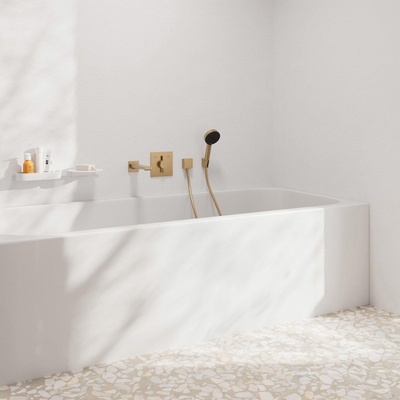 Hansgrohe DuoTurn E Inbouw mengkraan - voor 2 functies - geborsteld brons