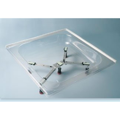 Mepa support de receveur de douche avec 5 pieds réglables de 125 à 180 mm