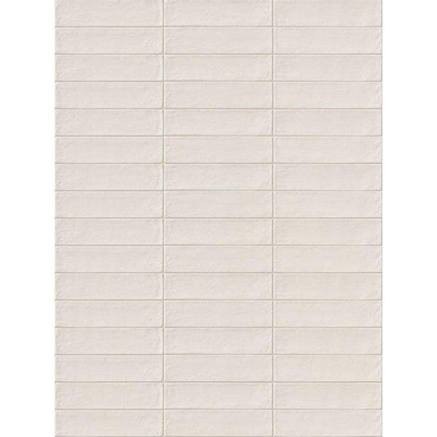 ÉCHANTILLON Ceralto Ivarno Grain Carrelage mural 6x24cm 10mm Bianco
