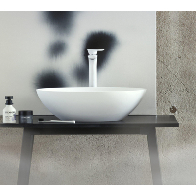 Zeza Element Vasque - 51x35.5x14.2 - solid surface - crème mat