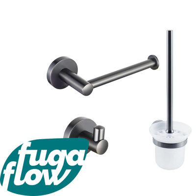 FugaFlow Eccelente Acces toiletset 3-delig Gunmetal PVD