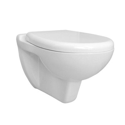 Sanicare taharet wc suspendu 36x53,5cm avec bidet rinceur intégré blanc