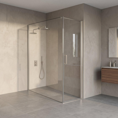 Fortifura Galeria Douchecabine - 60x180x200cm - profiel veiligheidsglas - antikalk - chroom