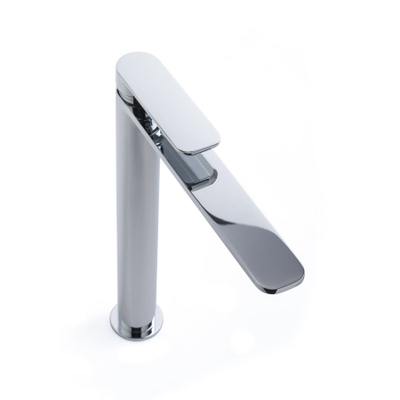 Crosswater Pier Wastafelkraan hoog - 31cm - met uitloop - 20cm - zonder waste - hoogglans chroom