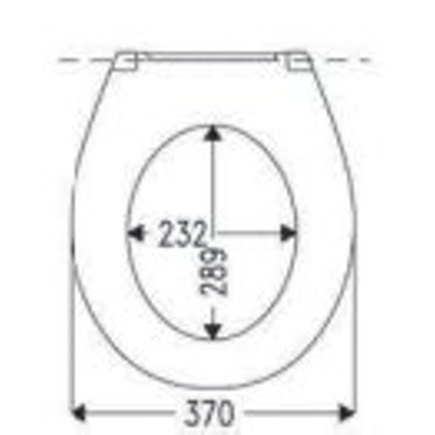 Haro Comtessa abattant de WC en duroplast blanc charnières en acier inoxydable réglable de 14 à 18 cm