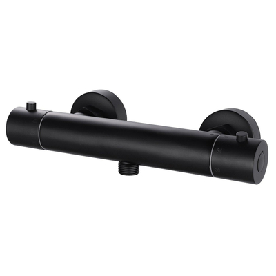 Xellanz Rio mitigeur de douche thermostatique 15 cm noir mat