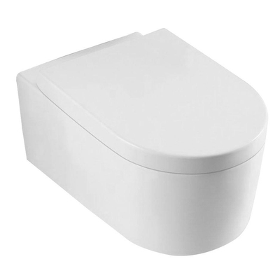 Xellanz Arco WC suspendu avec abattant Arco à descente amortie et déclipsage rapide blanc brillant