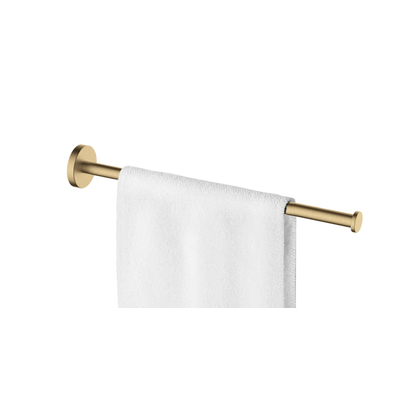 Wiesbaden Alonzo Handdoekrek 1-armig - PVD - geborsteld messing (goud)