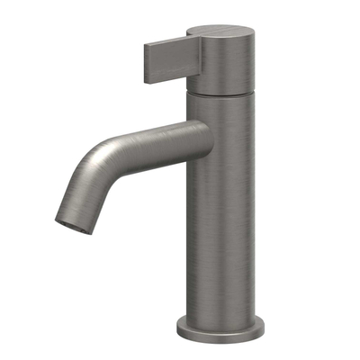 Ivy Pact wastafelkraan - opbouw - laag - coldstart - PVD - geborsteld metal black (antraciet)