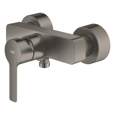 Grohe Lineare New Douchekraan - zonder omstel - met koppelingen - HOH 15cm - brushed hard graphite (antraciet)