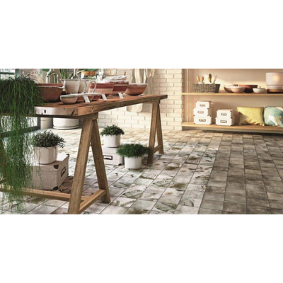Ceralto Neroli Stone Carrelage de sol - 13.8x13.8cm - 9.0mm - gris