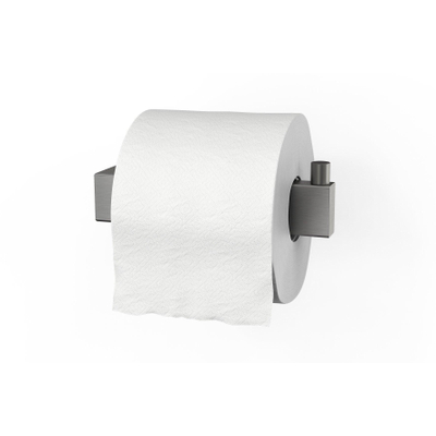 Zack LINEA Toiletrolhouder - 15cm - L-vorm - grafiet
