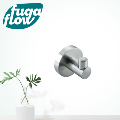 FugaFlow Eccelente Acces Handdoekhaak - enkel - rond - geborsteld RVS PVD