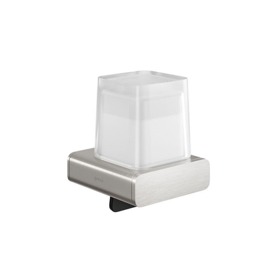 Geesa Shift Distributeur de savon 200 ml inox brossé avec verre satiné