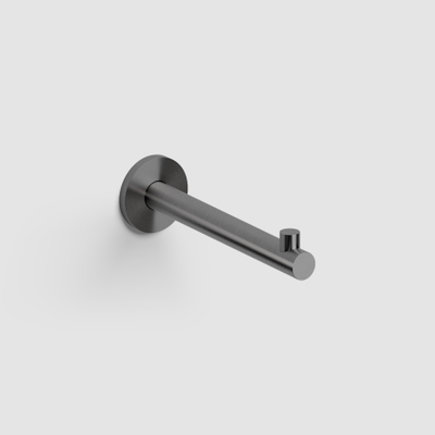 Clou Kaldur porte-rouleau de papier toilette droit gunmetal brossé PVD