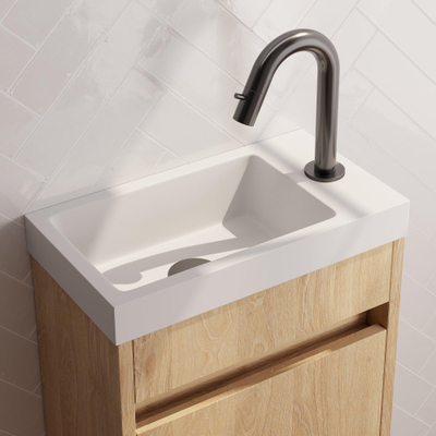 BRAUER Gunmetal Edition Robinet de lave-mains - posé - saillie 12,1 cm - Gunmetal brossé