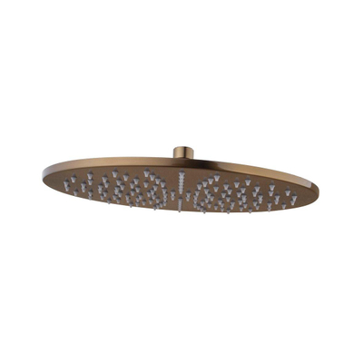 Wiesbaden UniMatch pomme de douche ronde 30 x 0,8 cm bronze brossé cuivre PVD