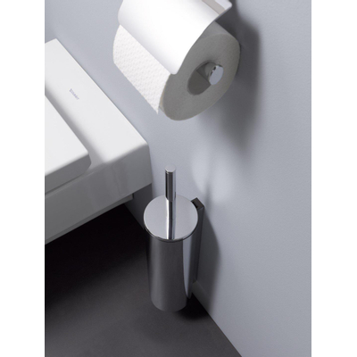 Emco System 2 toiletborstelgarnituur met deksel chroom