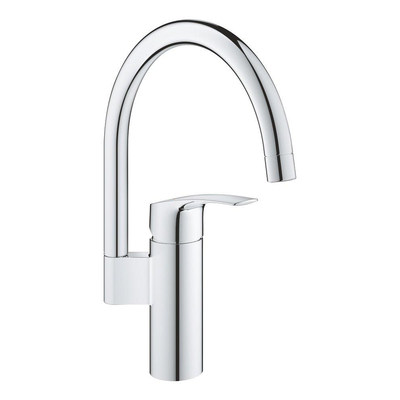 Grohe Eurosmart Keukenkraan - hoog - draaibare uitloop - chroom