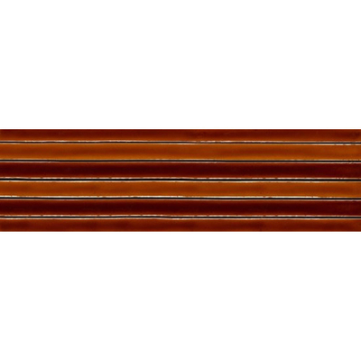 SAMPLE vtwonen Tegels Rib Wandtegel - 13x45cm - 9mm - Witte scherf - Honey (Bruin)