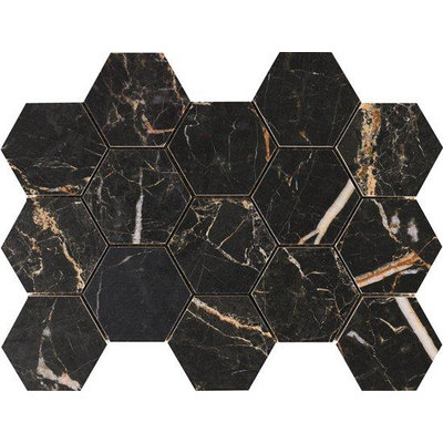 Ceralto Verano Mosaic Carreau mosaïque pour mur 23x33cm 9.5mm rectifié grès cérame marron hexagonal