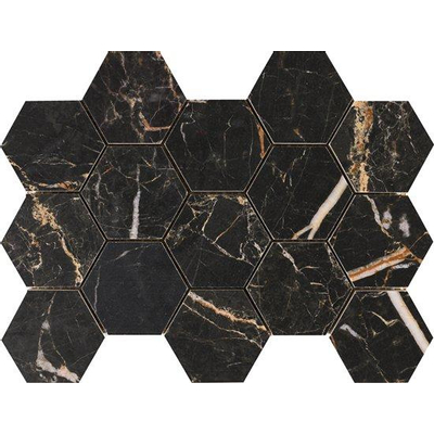Douglas jones marbles carreau de mur mosaïque 22.5x32.5cm marron hexa.