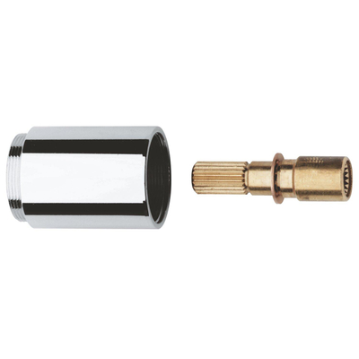 Grohe Verlengset - voor inbouwstopkraan 3/4, 1 en 5/4 inch - voor meerwegomstellingen - chroom