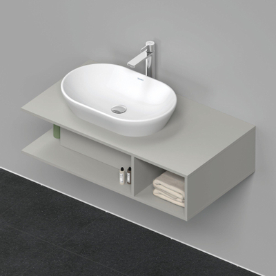 Duravit D-neo Meuble sous vasque 100x55x26cm sans tiroir Gris béton mat