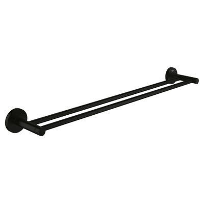 GROHE Start handdoekhouder - 60cm - 2-arms - mat zwart