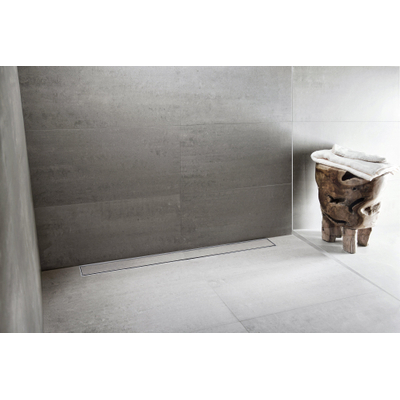 Easy Drain Multi TAF caniveau de douche à plaque simple 120cm avec grille Zero design inox