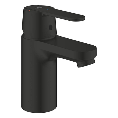 Grohe Get Wastafelmengkraan - s-size - push open - matte black (mat zwart)