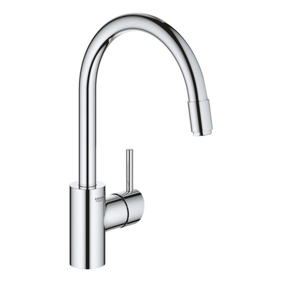 GROHE Concetto Mitigeur de cuisine - haut - bec pivotant/extensible - chrome