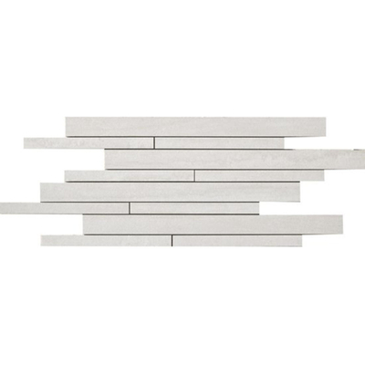 Saime Kaleido Tegelstroken voor wand 30x60cm 9mm porcellanato Bianco