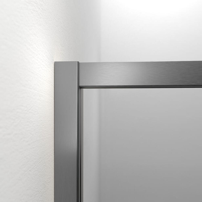 Sealskin Contour Douchecabine - 100x100x200cm - Draaideur - 6mm helder veiligheidsglas met antikalklaag Mat grijs