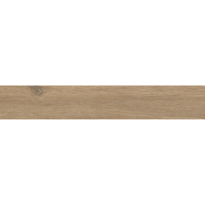 Baldocer Ceramica Carpatos wand- en vloertegel - 20x120cm - gerectificeerd - Houtlook - Roble mat (bruin)