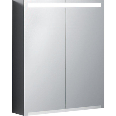 Geberit OPTION spiegelkast led verlichting - 2 deuren - 60x70x15cm - wit