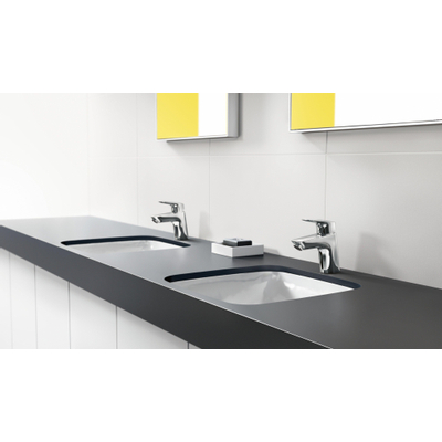 Hansgrohe Logis robinet lavabo 70 - avec vidage à tirette - - avec coolstart - noir mat