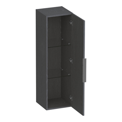 BRAUER Elevate armoire de salle de bains - 120x35x35cm - sans poignée rapportée - 1 porte - ouvrant à gauche ou à droite - Timber Grey